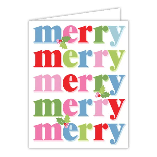 Merry Merry Greeting Card