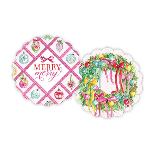 Merry Pink Gift Tags