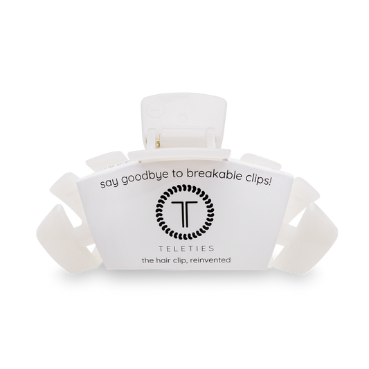 Classic Large Coconut White Hair Clip