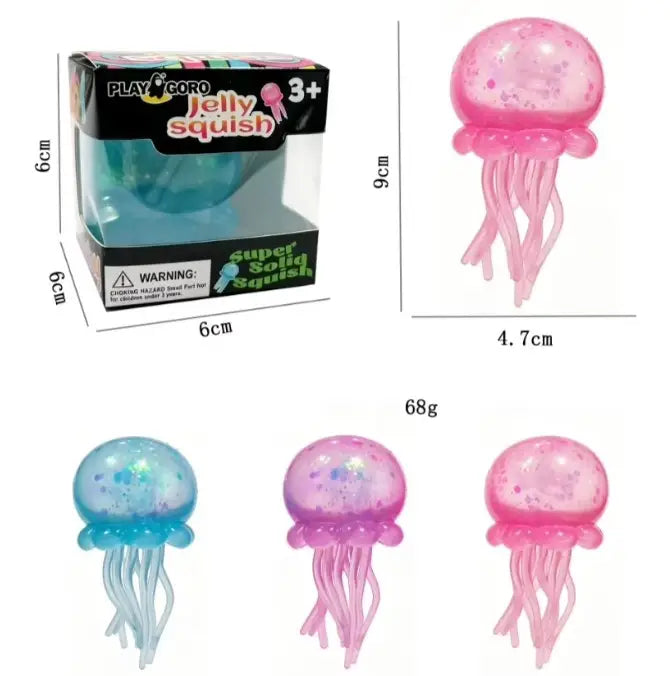 Glitter Jellyfish Squishy {Final Sale}