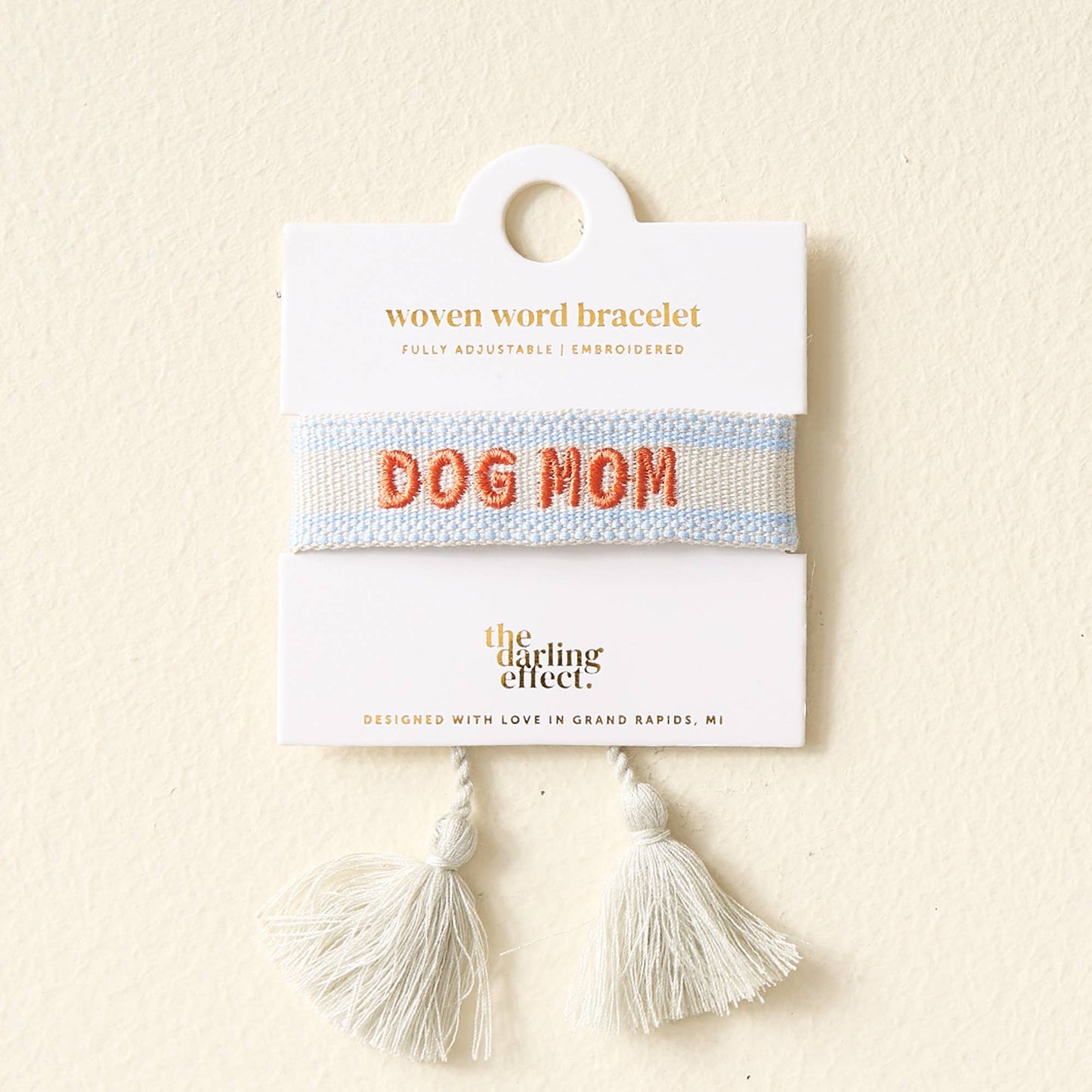 Woven Bracelet - Dog Mom