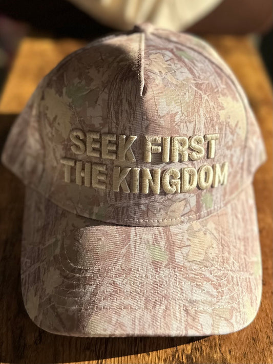 “Seek First The Kingdom” Embroidered Hat