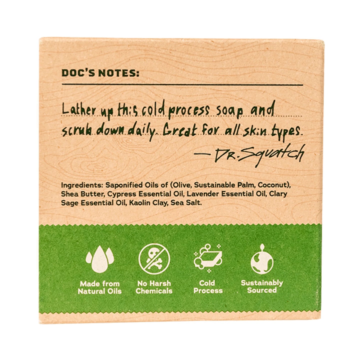 Dr. Squatch Alpine Sage Bar Soap