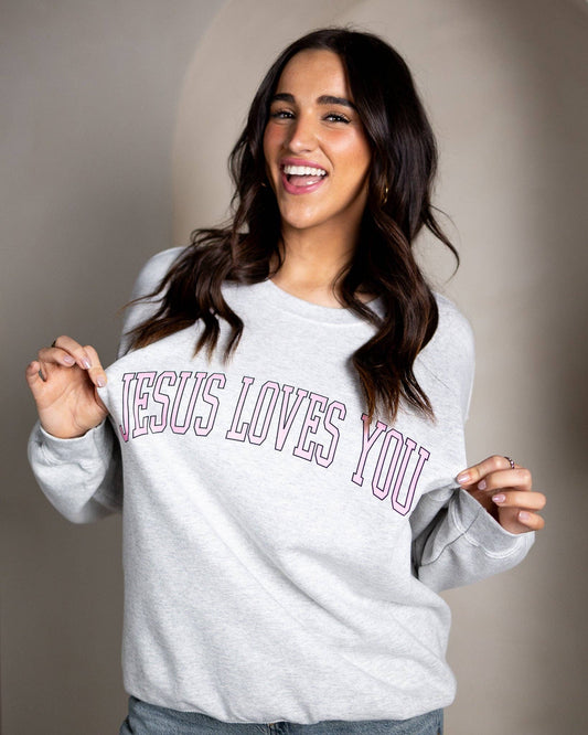 Jesus Loves You | Arch Logo Crewneck