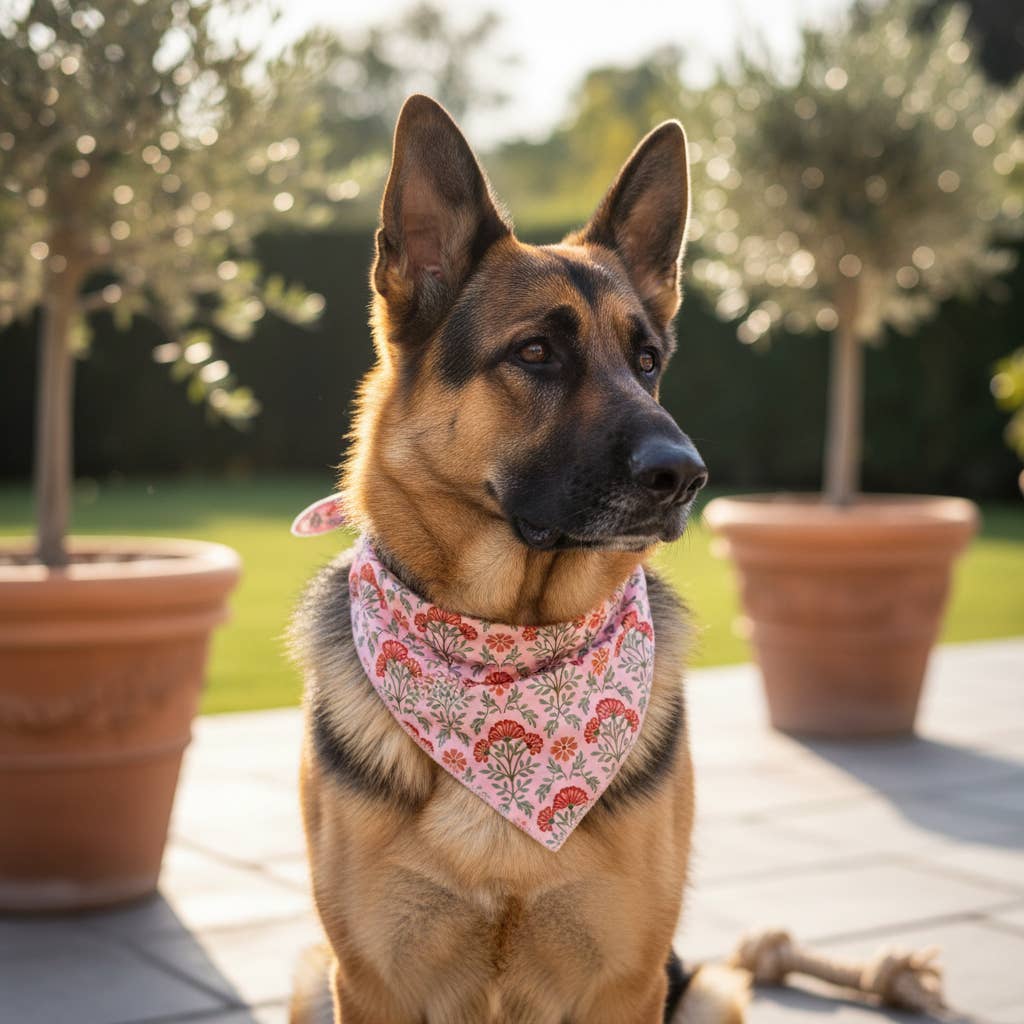 Everbloom Dusty Rose Pet Bandana