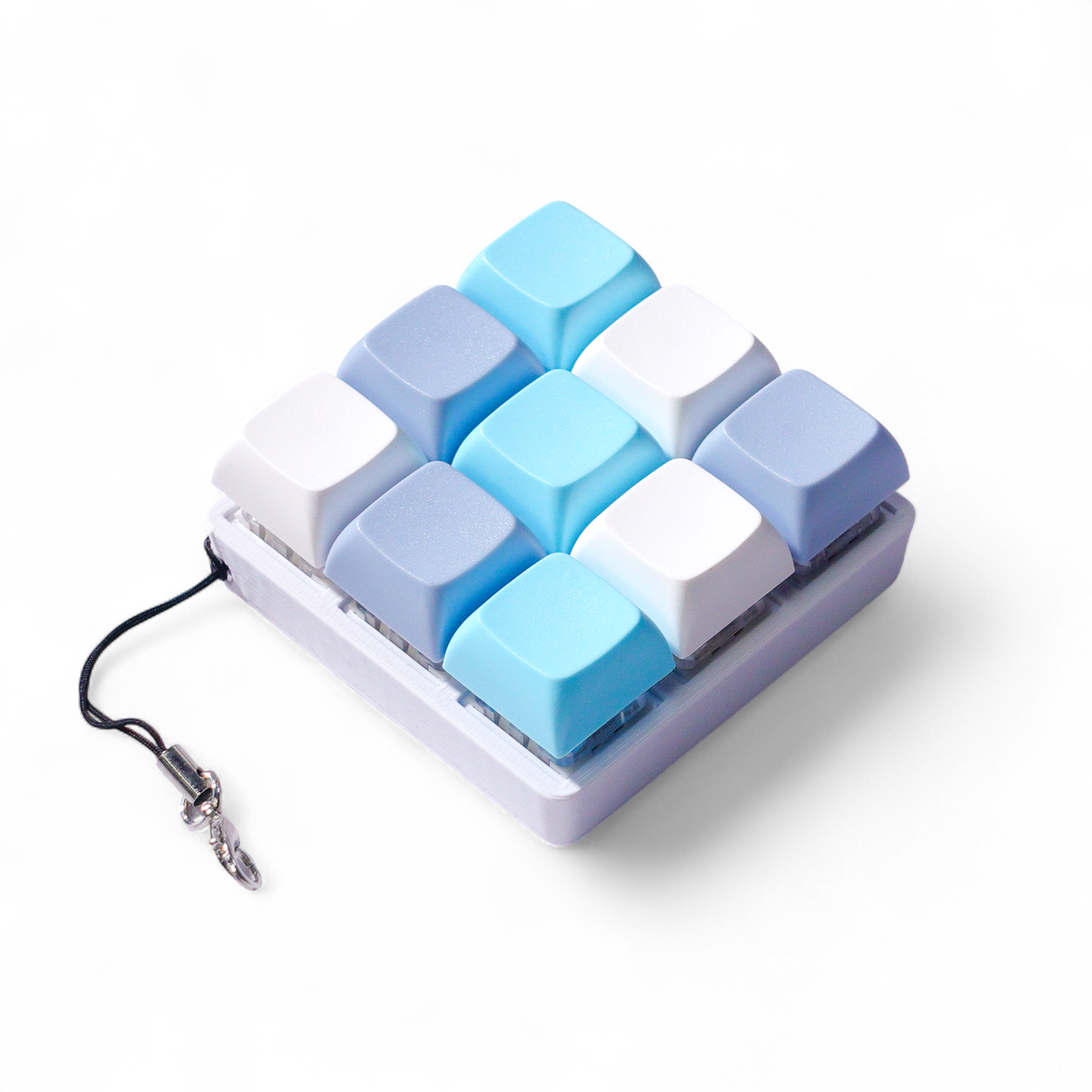 9 Key Keyboard Fidget Keychain