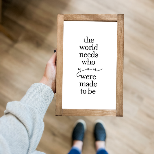 The World Needs You | Wall Art