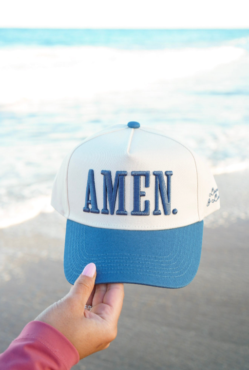 Trucker Hat: AMEN.