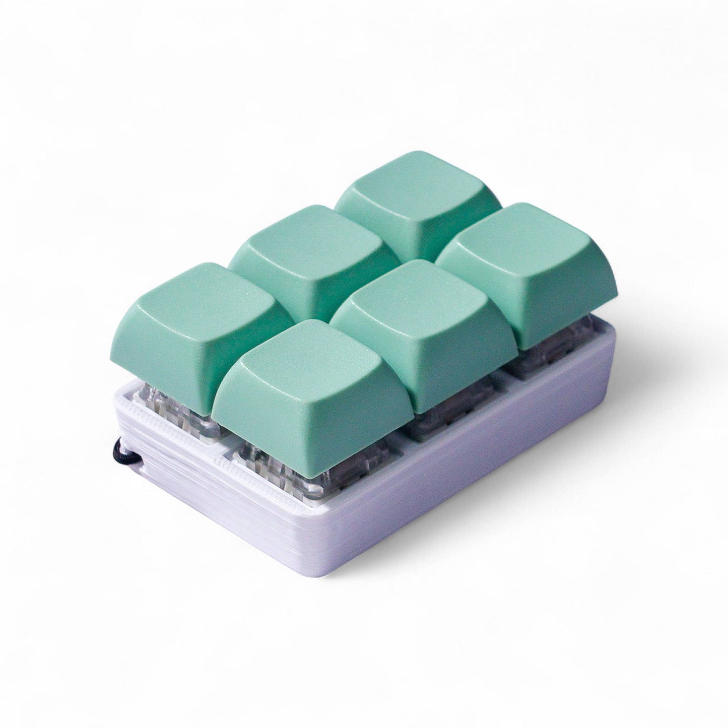 6 Key Keyboard Fidget Keychain