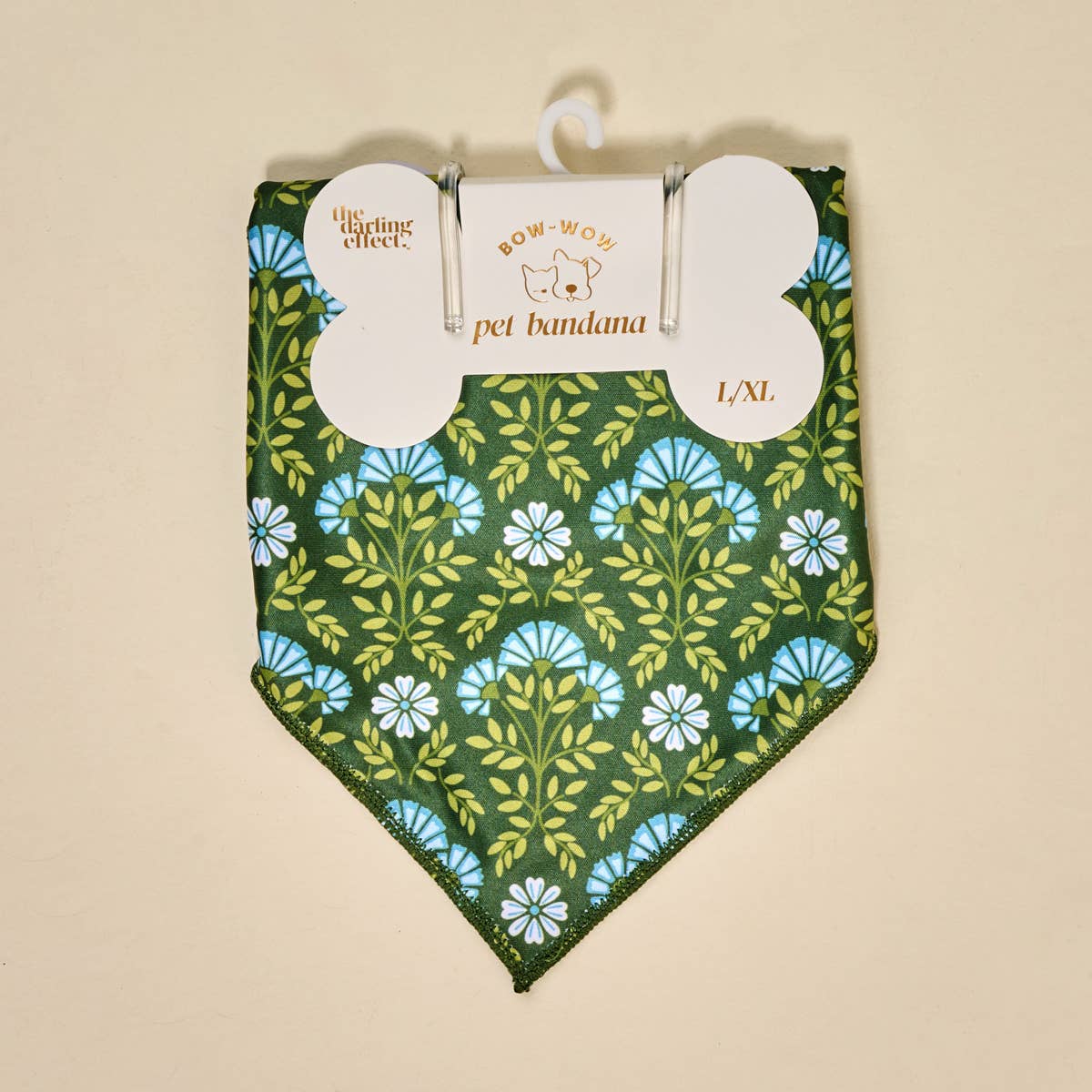 Everbloom Forest Green Pet Bandana