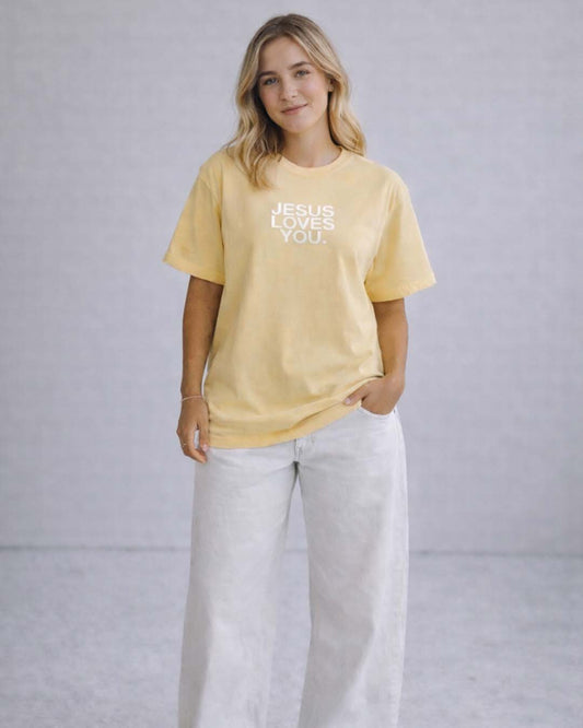Buttercream JESUS LOVES YOU Tee