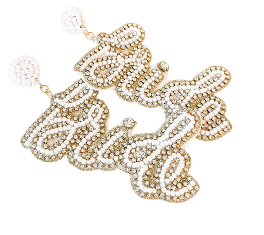 Bride Beaded Earrings