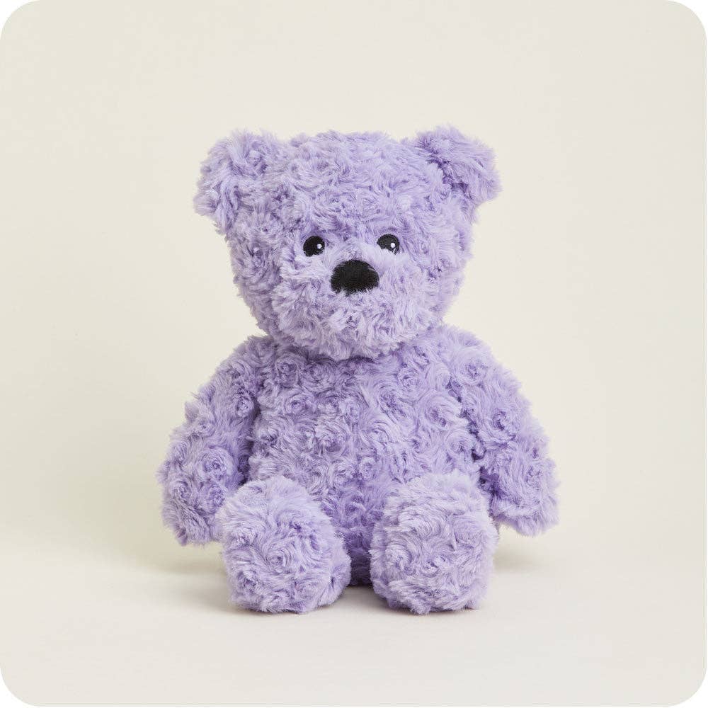 Purple Curly Bear Warmies