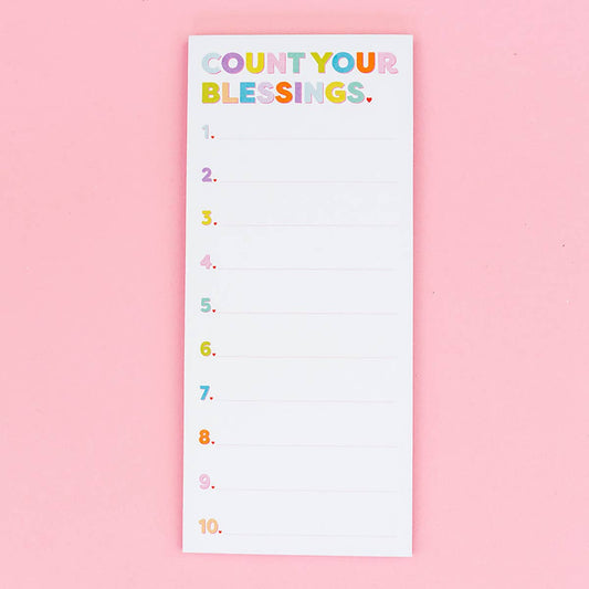 Count Your Blessings List Pad