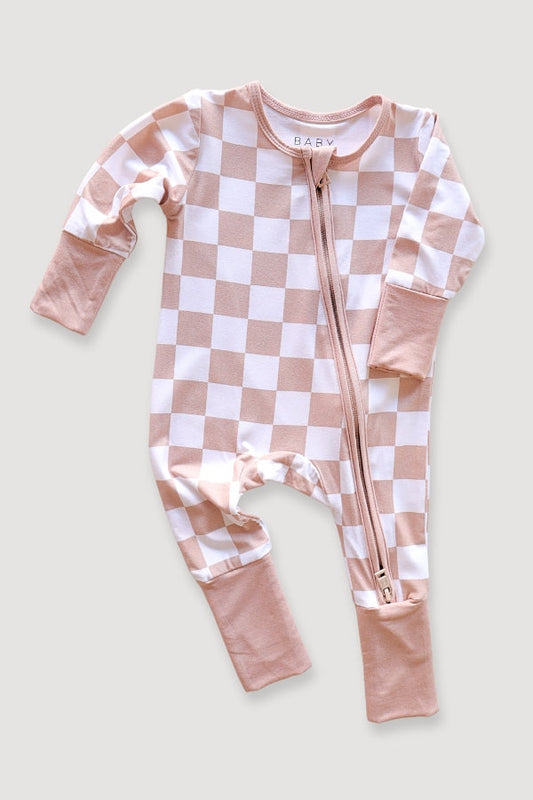 Tan Checkered Baby