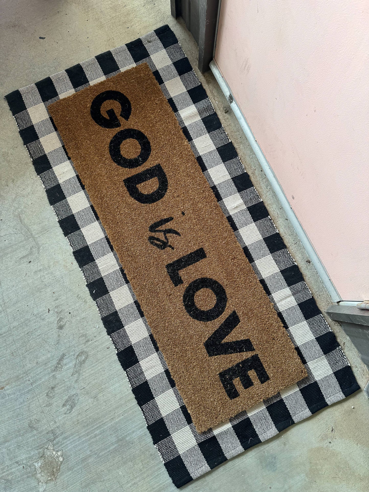God is Love | XL Doormat