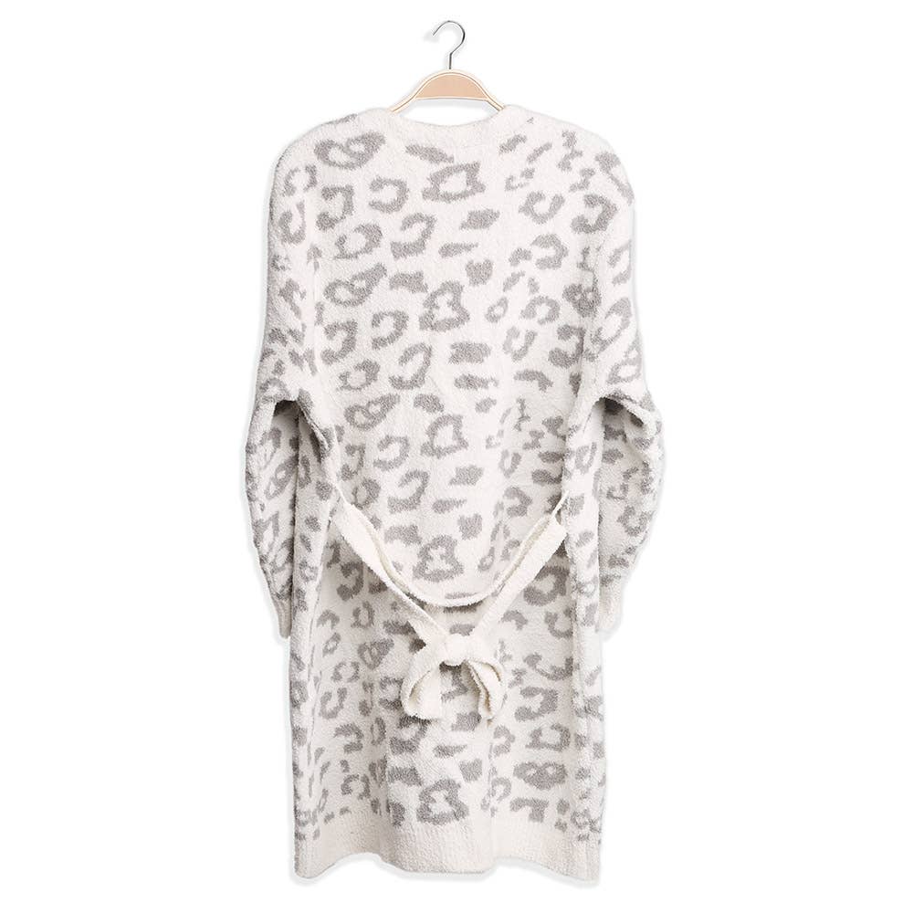 Leopard Patterned Cozy Robe