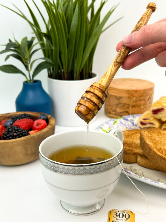 Olive Wood Honey Dipper
