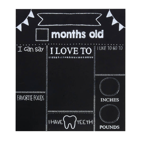 Baby Milestones Chalkboard.