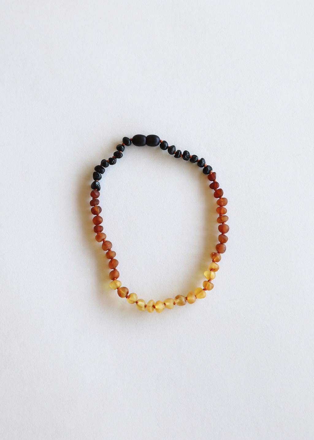 Raw Ombre Rainbow Baltic Sea Amber || Beaded Necklace