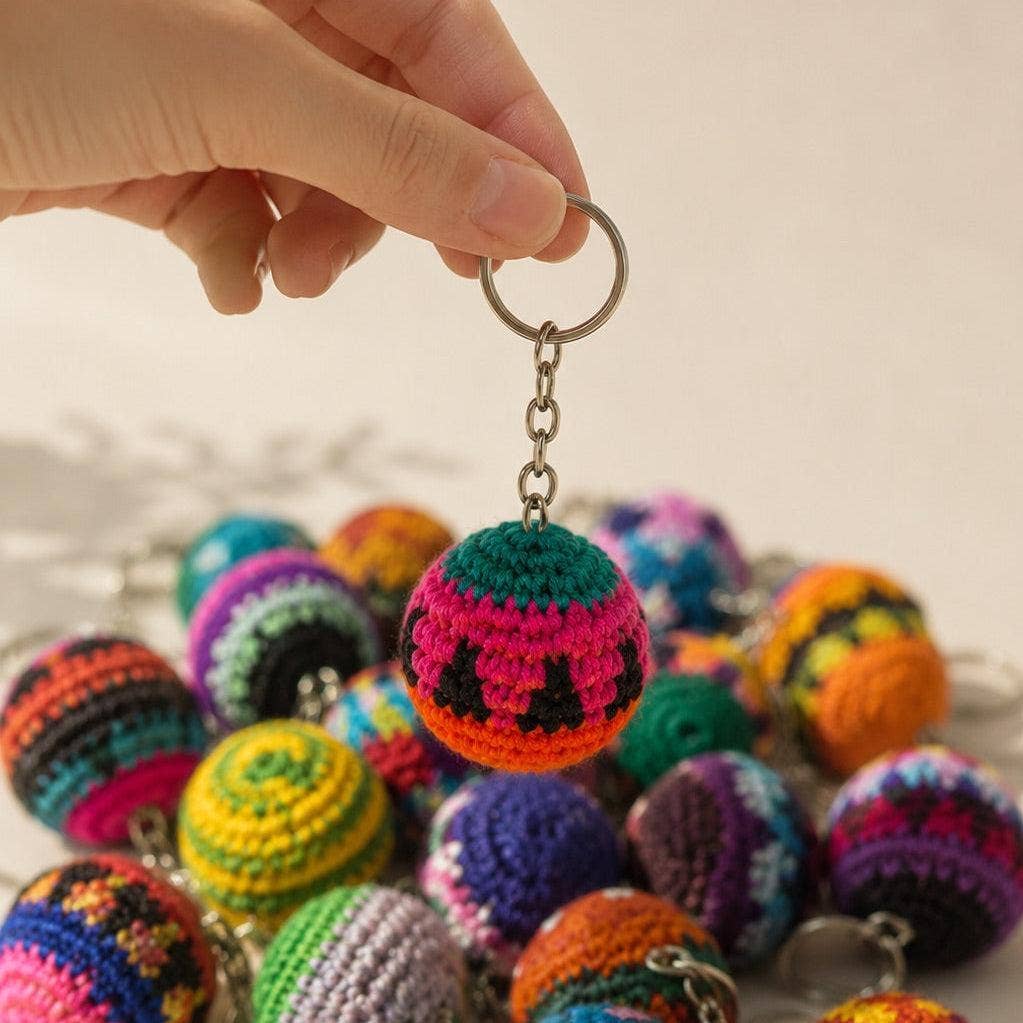 Mini Hacky Sack Keychain