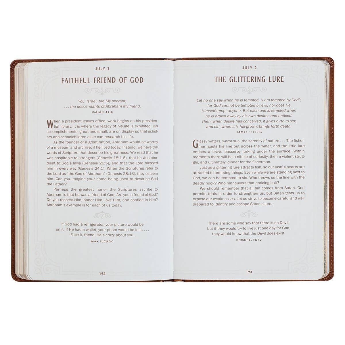 Devotional Walking with God Large Print