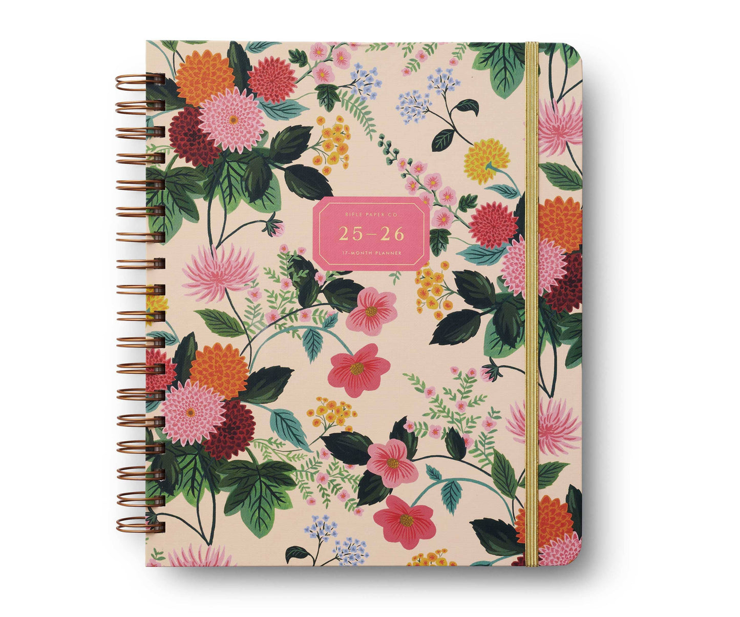 2026 Dahlia 17-Month Spiral Planner