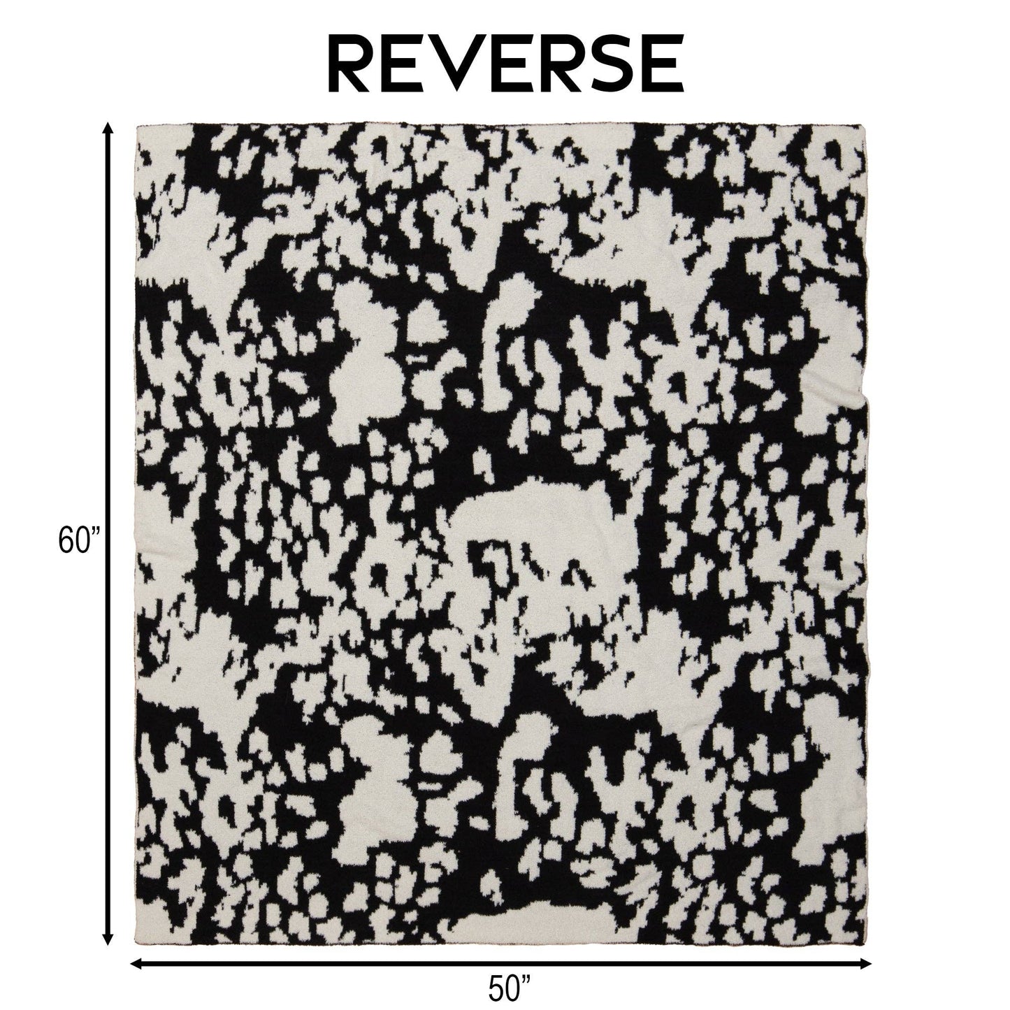 Cowhide Throw Blanket