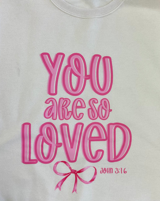 Simply Jess Designs | »You are So Loved« Sweatshirt