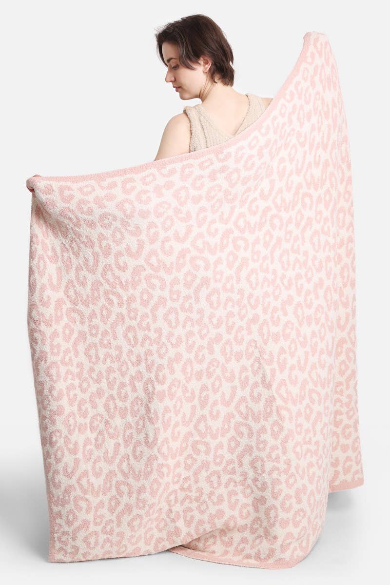 Leopard Print Throw Blanket
