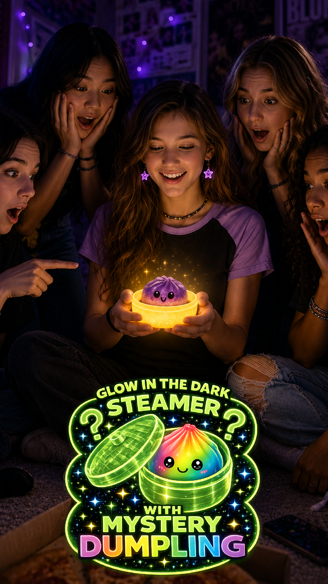 Glow in the Dark Steamer Dumpling {FINAL SALE}