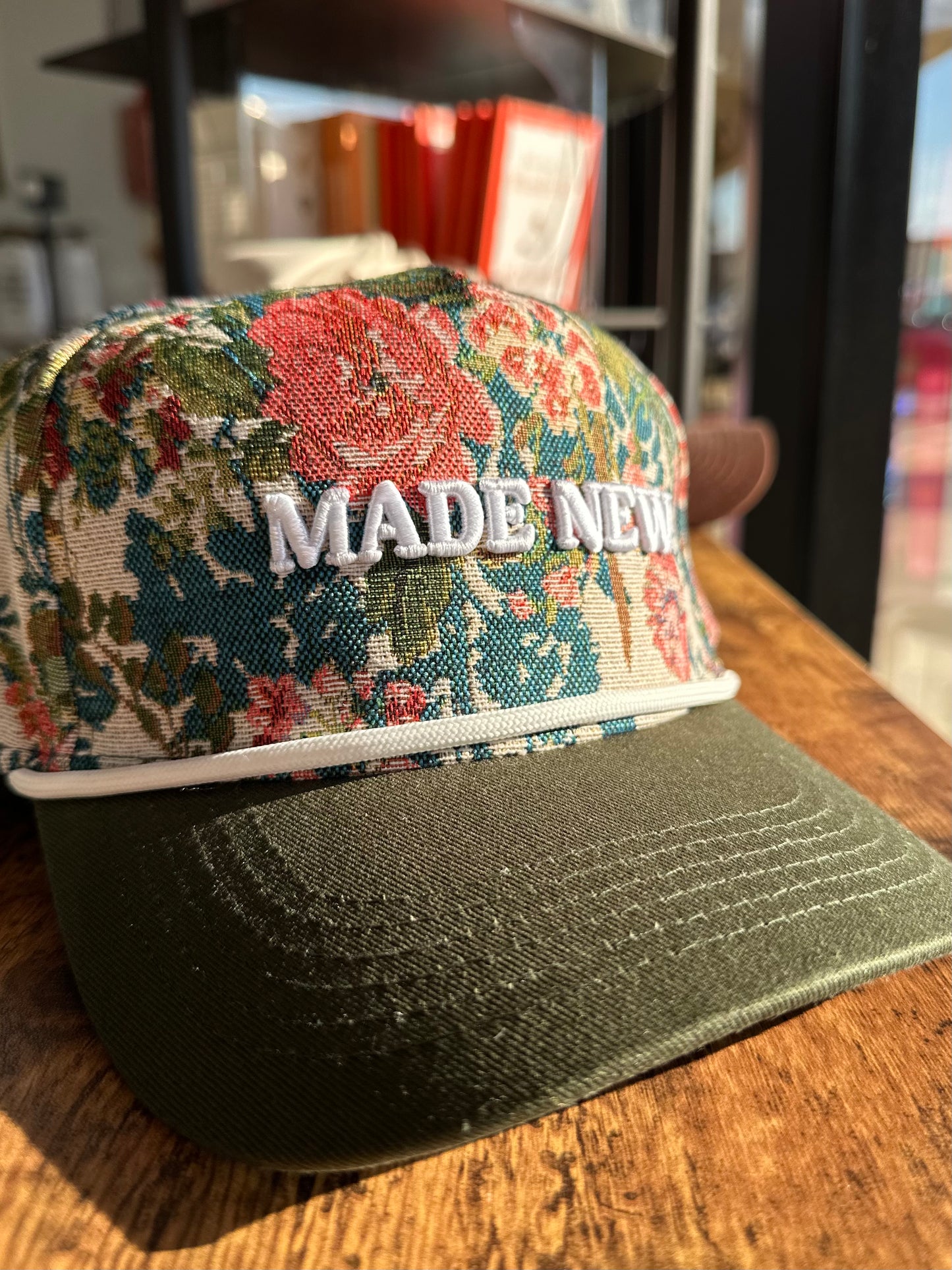 “Made New" Embroidered Hat