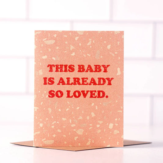 Baby So Loved Card