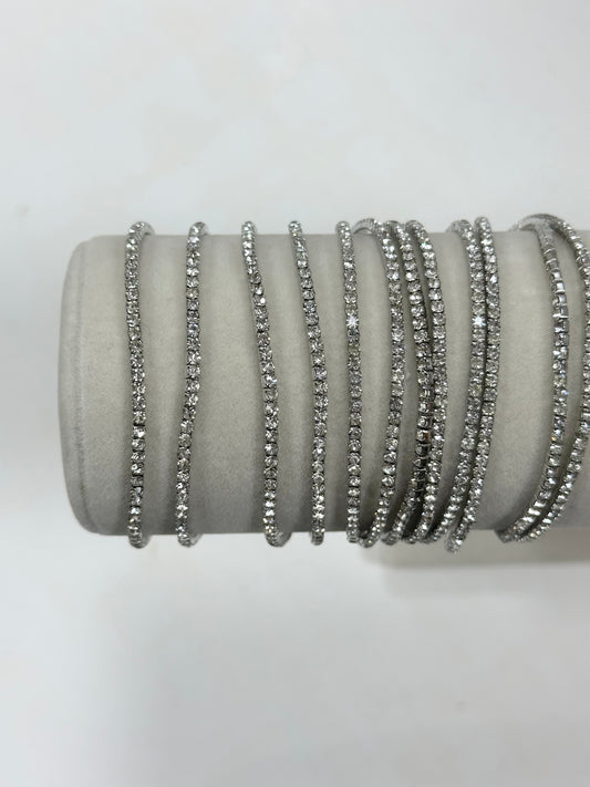 Silver Diamond Bracelet