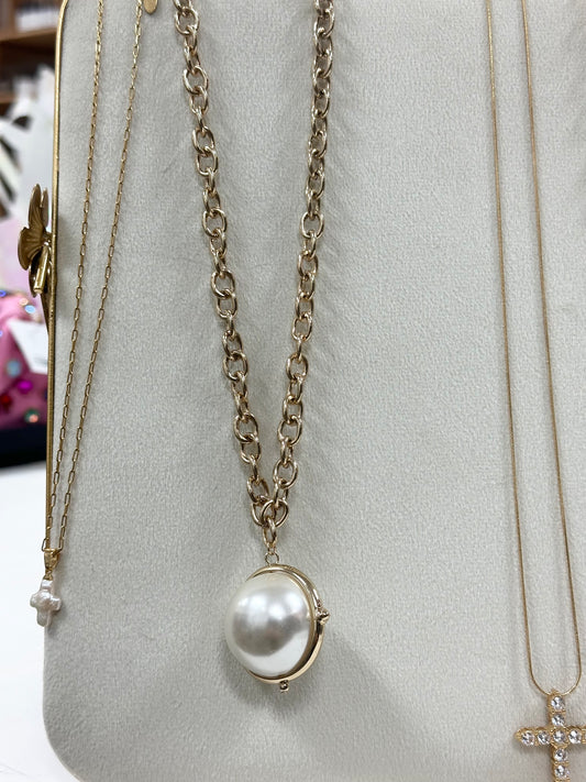 Globe Gold Necklace