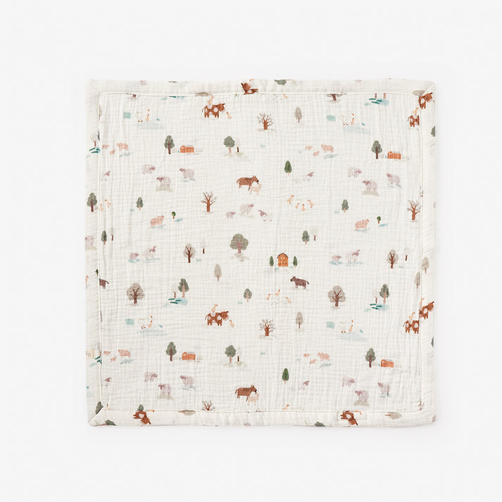 On the farm organic muslin blanket