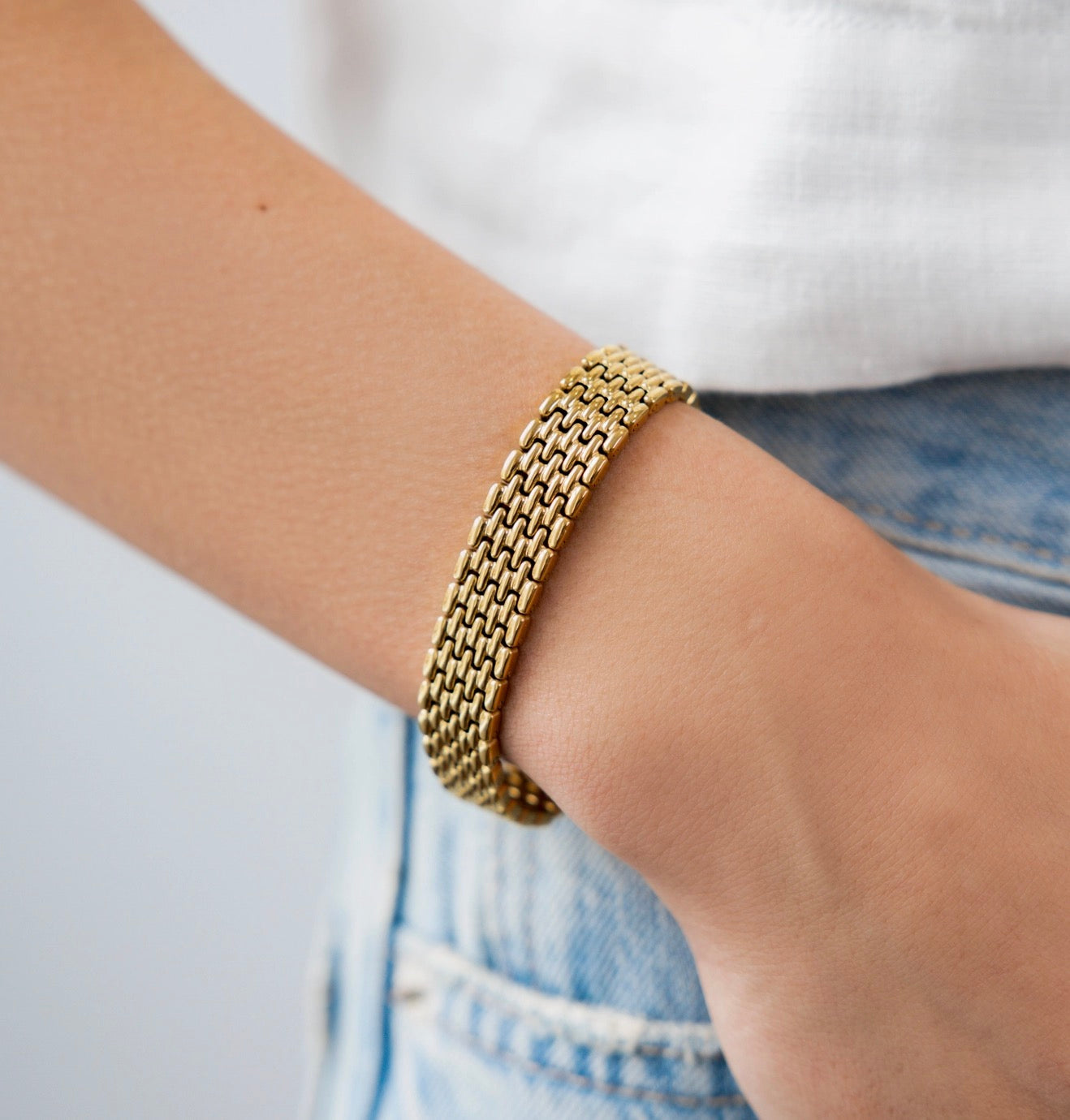 Chunky Gold Bracelet