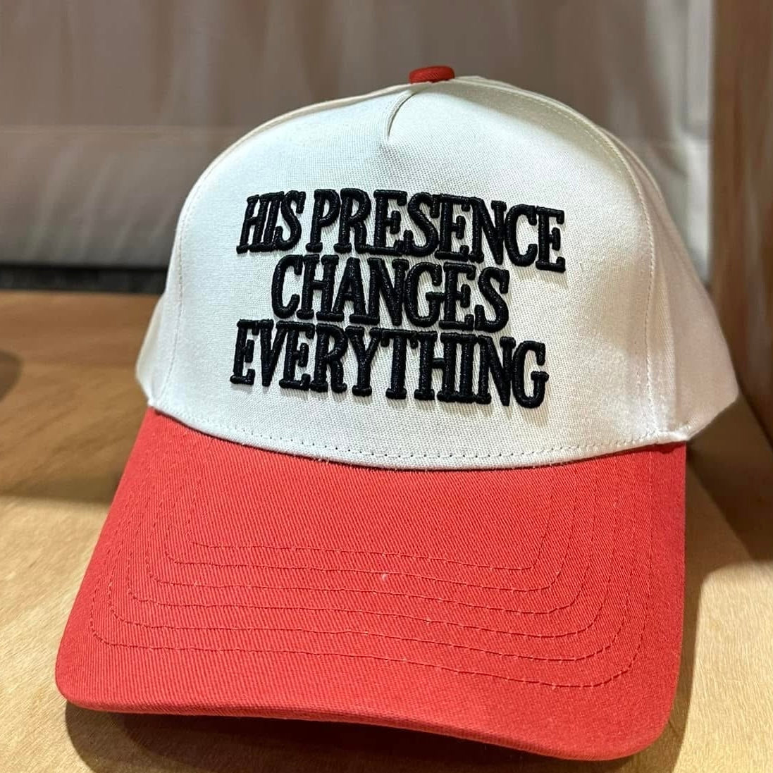 “His Presence…” Embroidered Hat