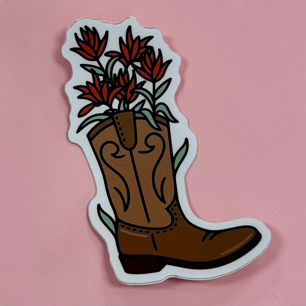 Western Boots Sticker