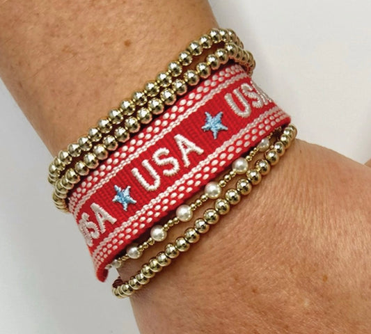 USA Woven Bracelet