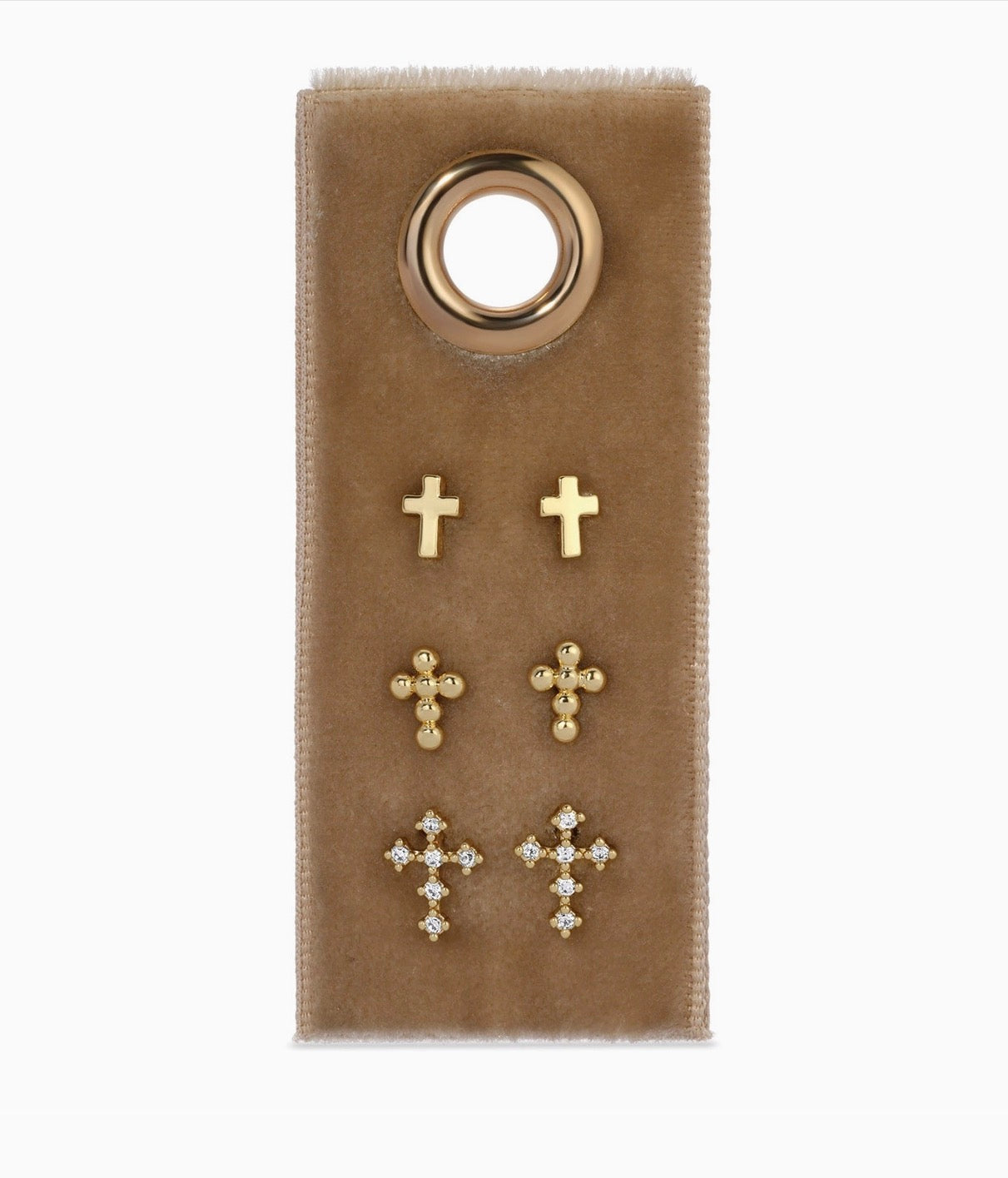 Cross Earrings Set