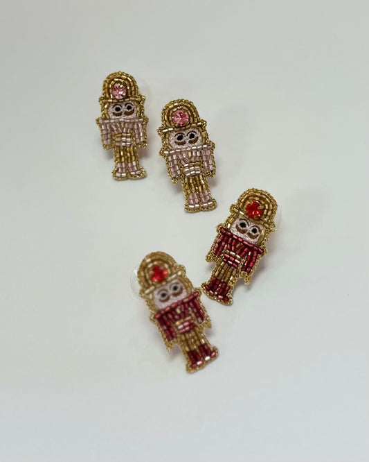 Christmas Nutcracker Stud Earrings