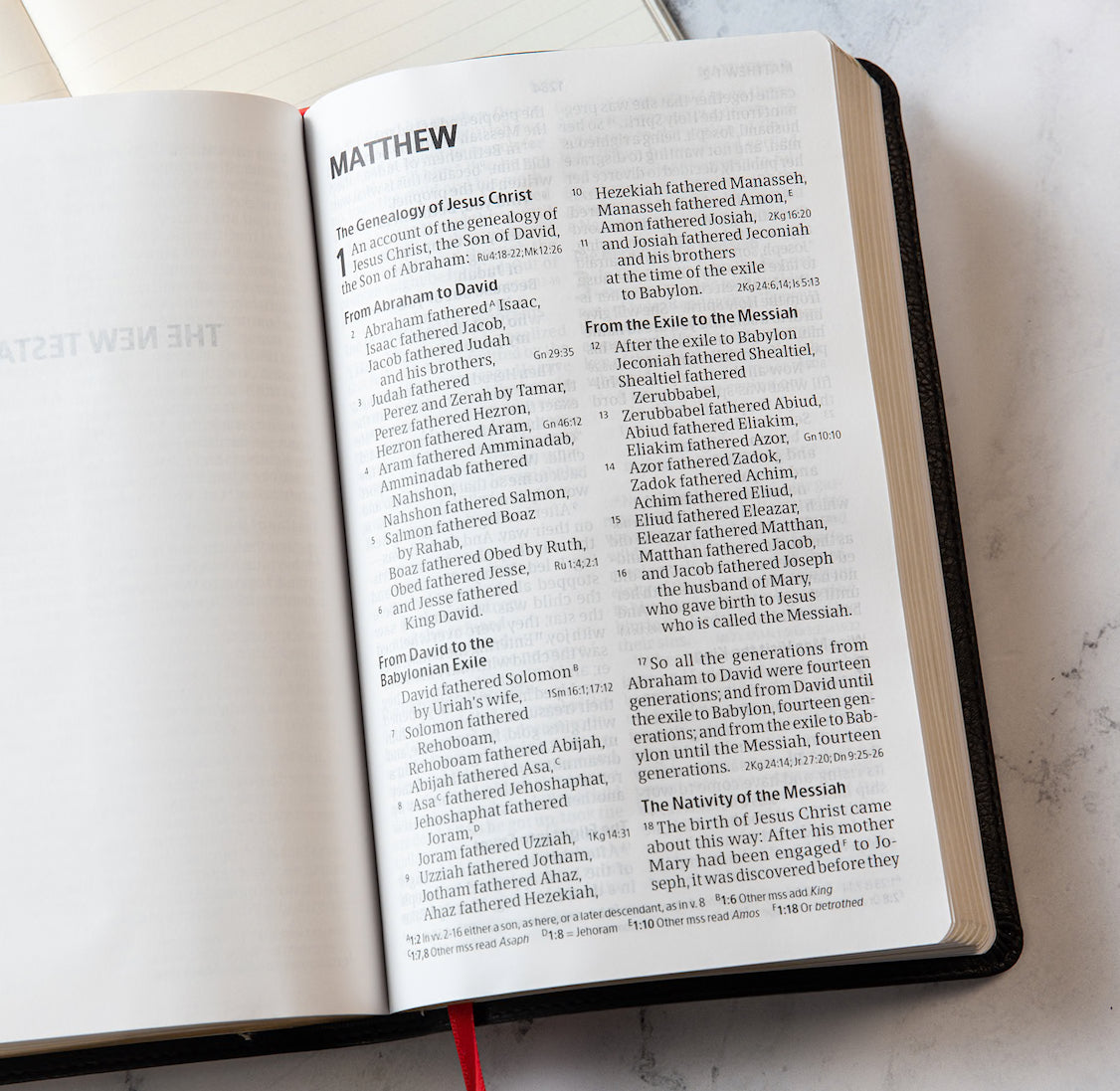 CSB Large Print Black LeatherTouch Bible