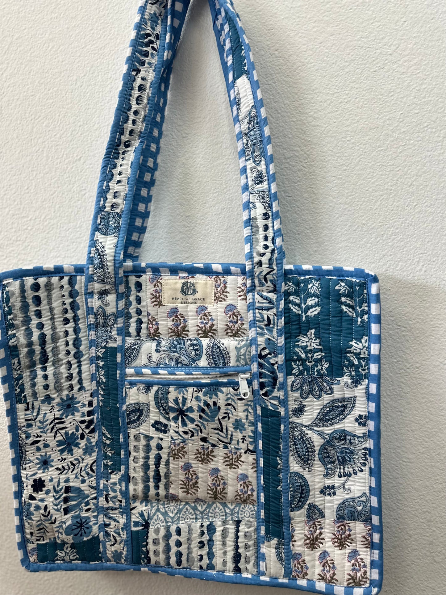 Bleu Chapelle Tote
