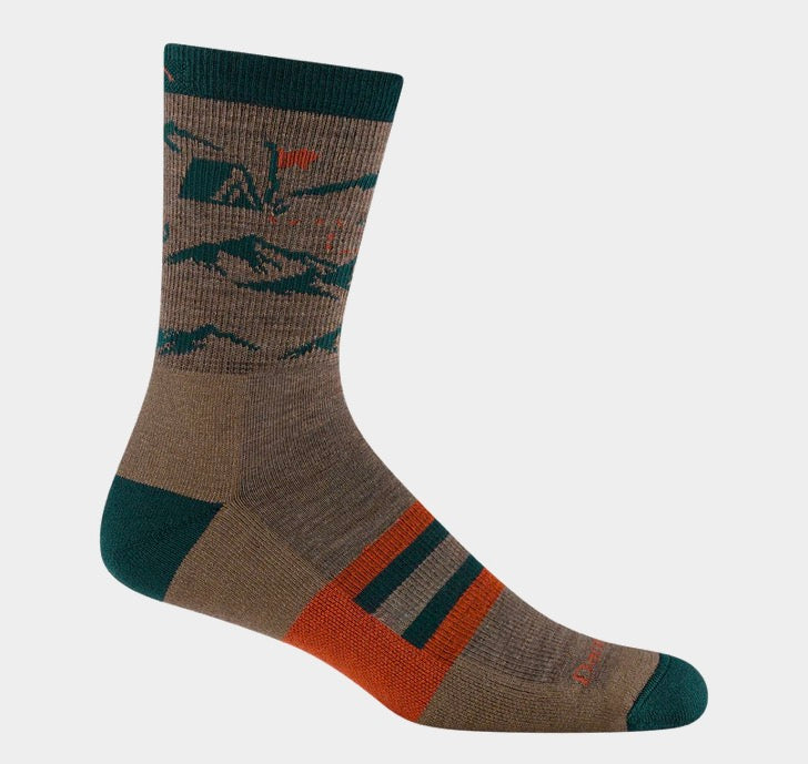 Men's Hike Hike Hut Micro Crew Hiking Socks-Medium (8-9.5)