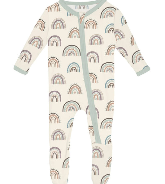 Earthy Rainbows Footie