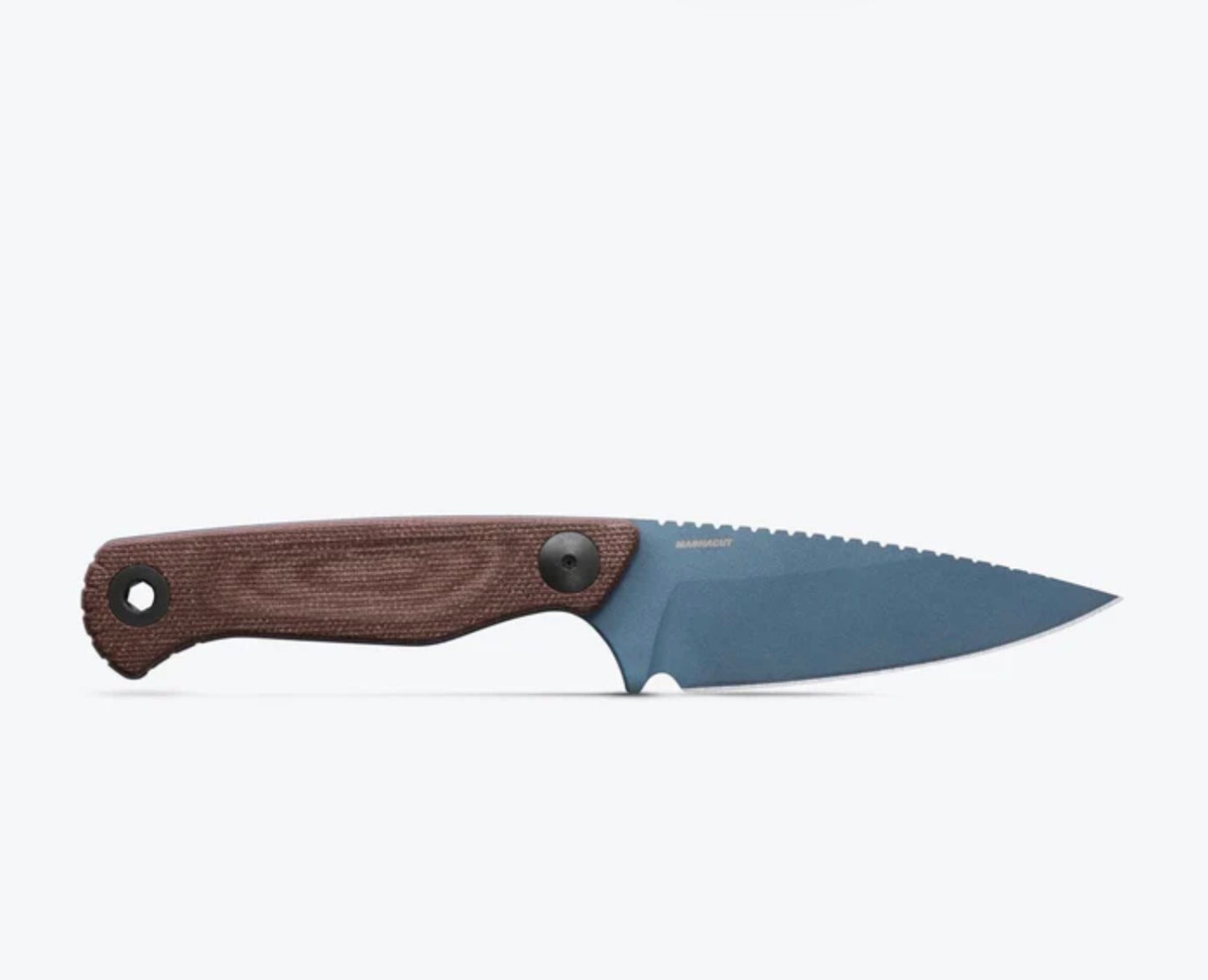 Brown Canvas Micarta Dacian