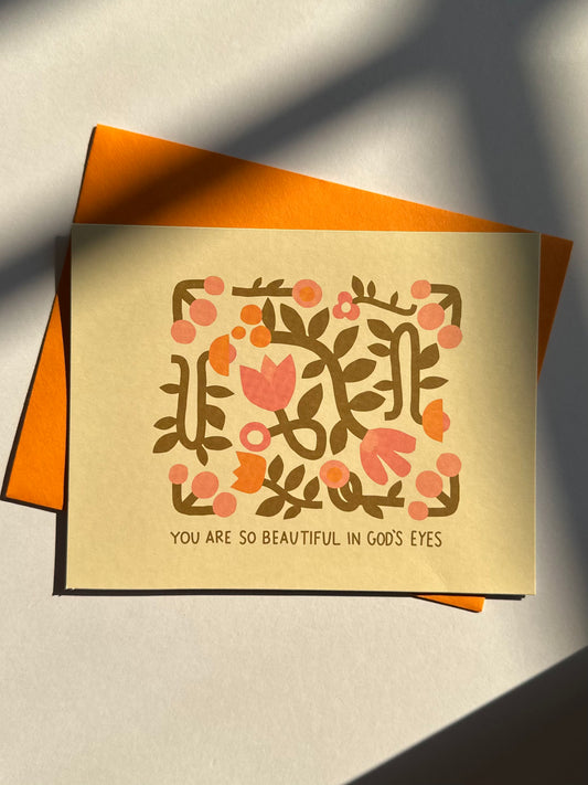 You are Beautiful Greeting Card