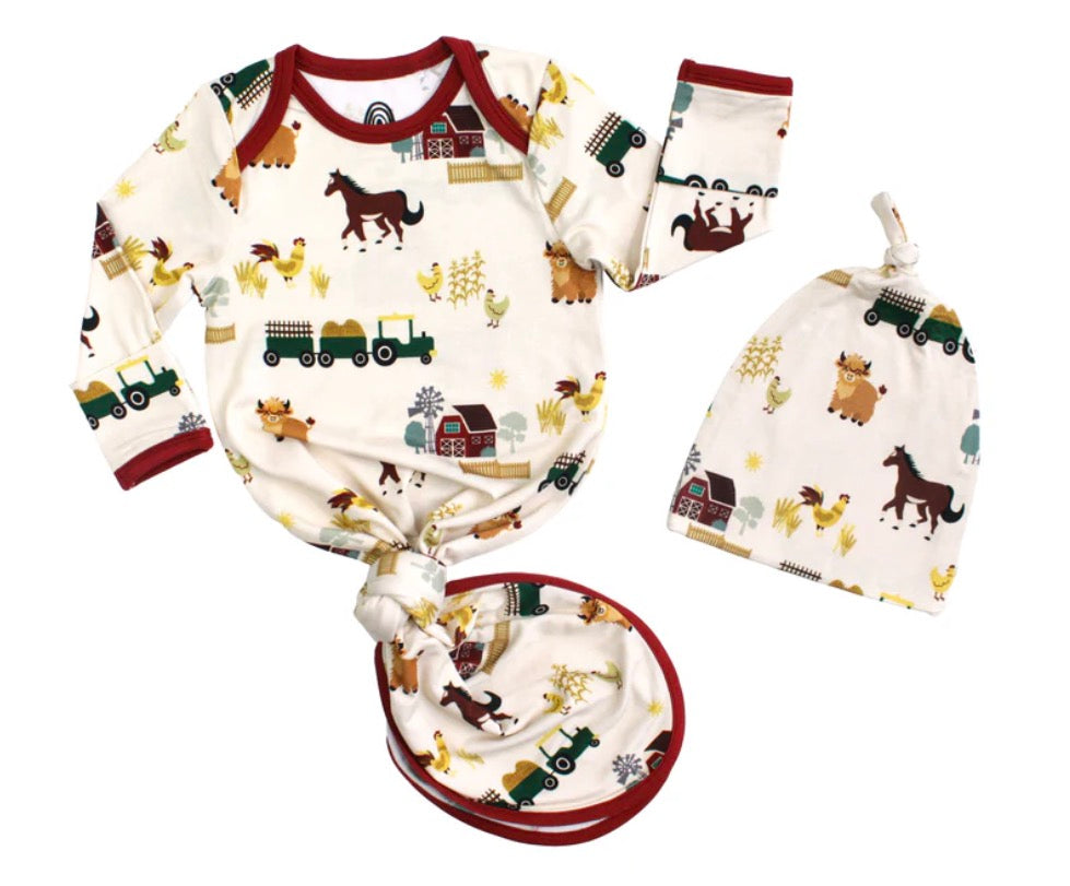 Farmland Bamboo Gown Set