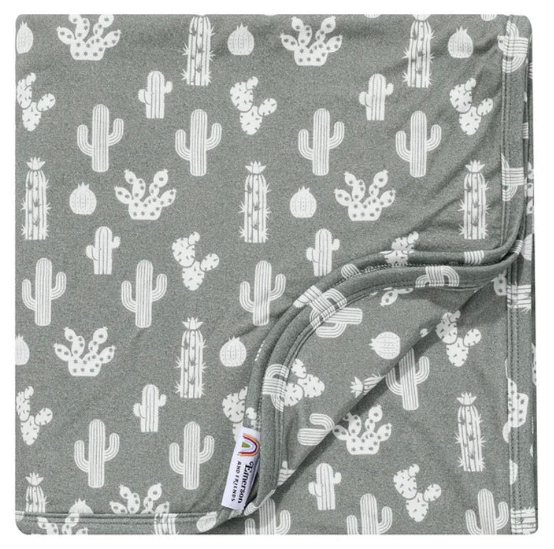 Sage Cactus Blanket